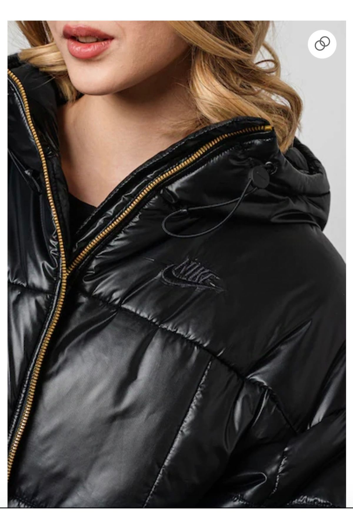 Nike-Sportswear Classic Puffer Shine Girl's Coat 6