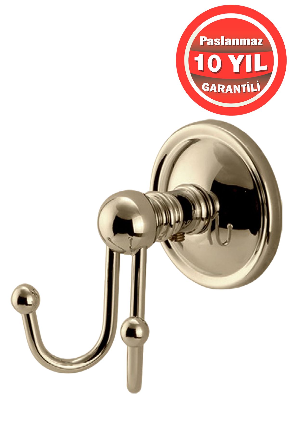 ÇELİK BANYO Paslanmaz Pirinç Bella Bornozluk Askılık Altın Gold