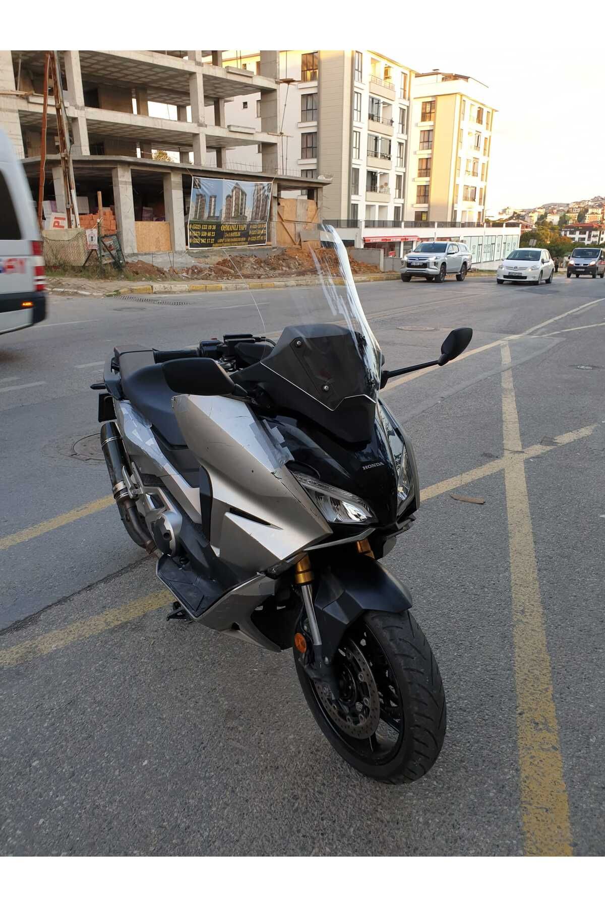 Honda Forza NSS 750 Siperlik Ön Cam 2021 2023 Model 60cm Şeffaf Renkli 4mm