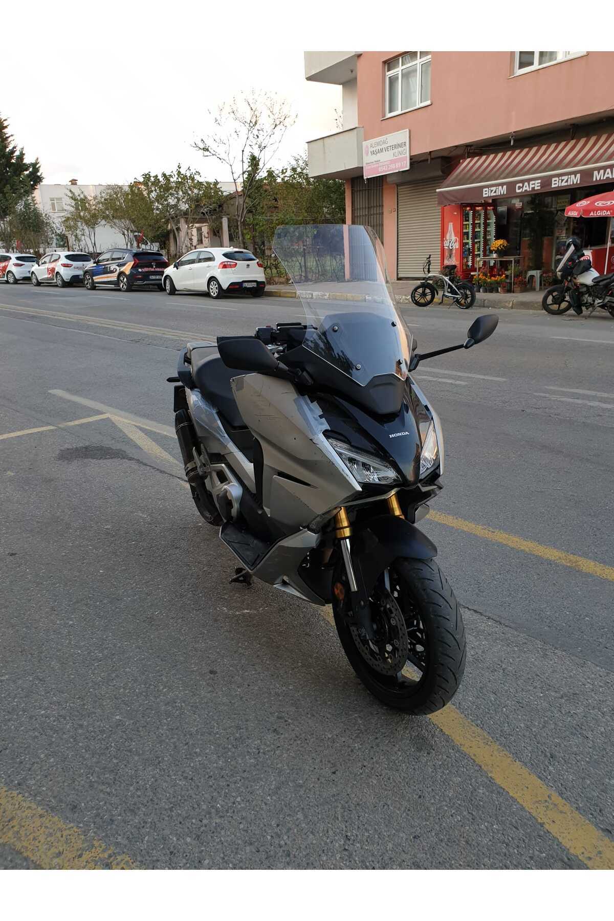 Honda Forza NSS 750 Siperlik Ön Cam 2021 2023 Model 60cm Şeffaf Renkli 4mm