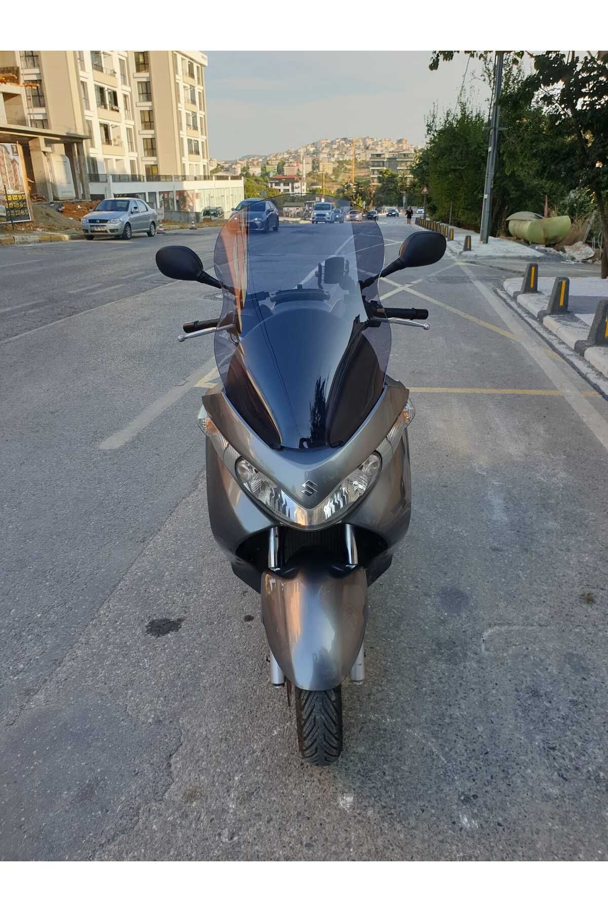 Suzuki Burgman UH 200 Siperlik Ön Cam 2006 2013 Model 61cm Füme Renkli 4mm