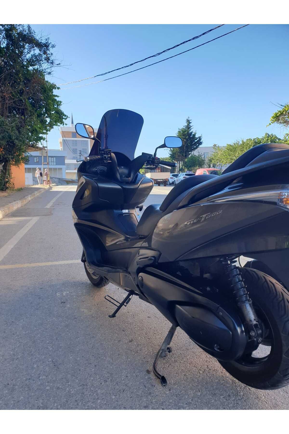 Honda Silverwing SWT 600 Siperlik Ön Cam 2008 2013 Model 70cm Siyah Renkli 4mm