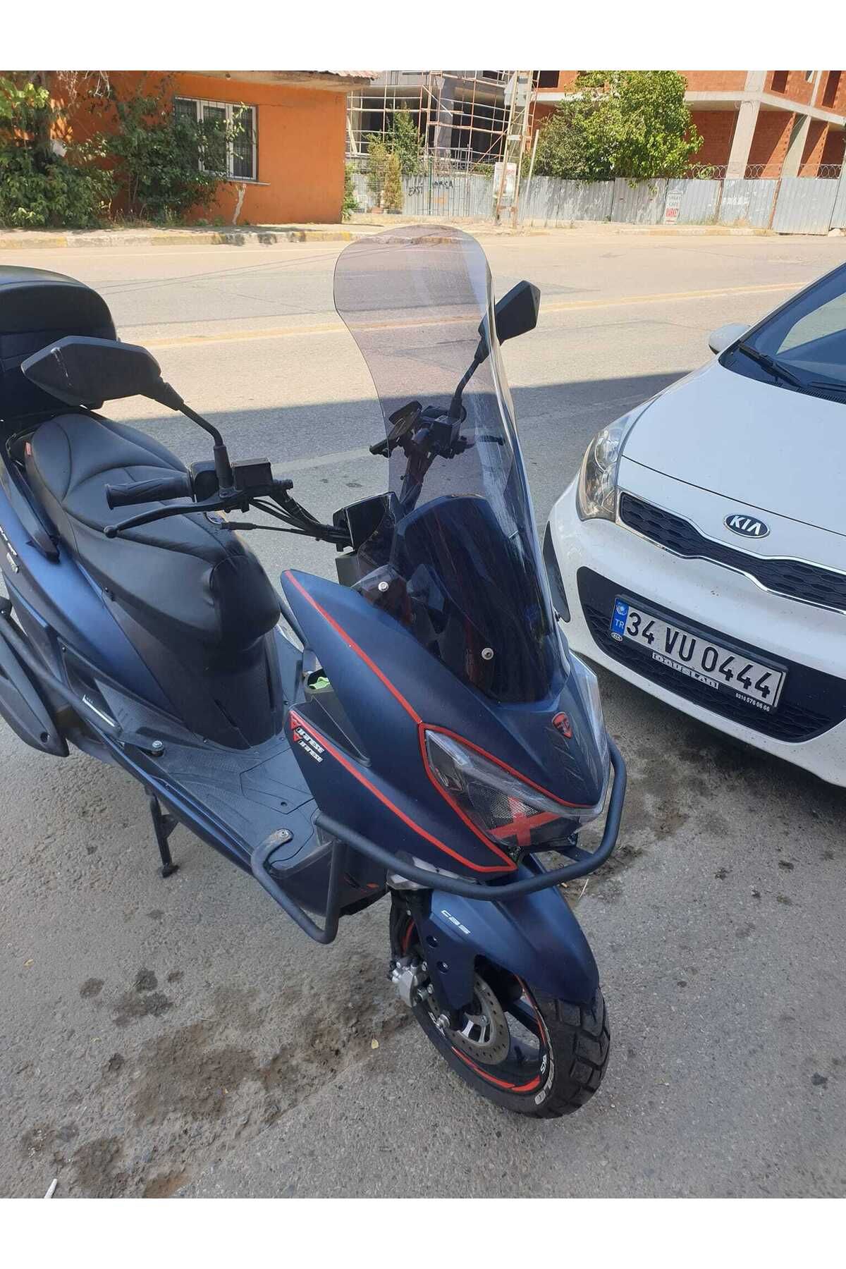 Küba Newlight PRO Siperlik Ön Cam 2023-2025 Model 75cm Açık Füme Renkli 4mm UZUN CAM