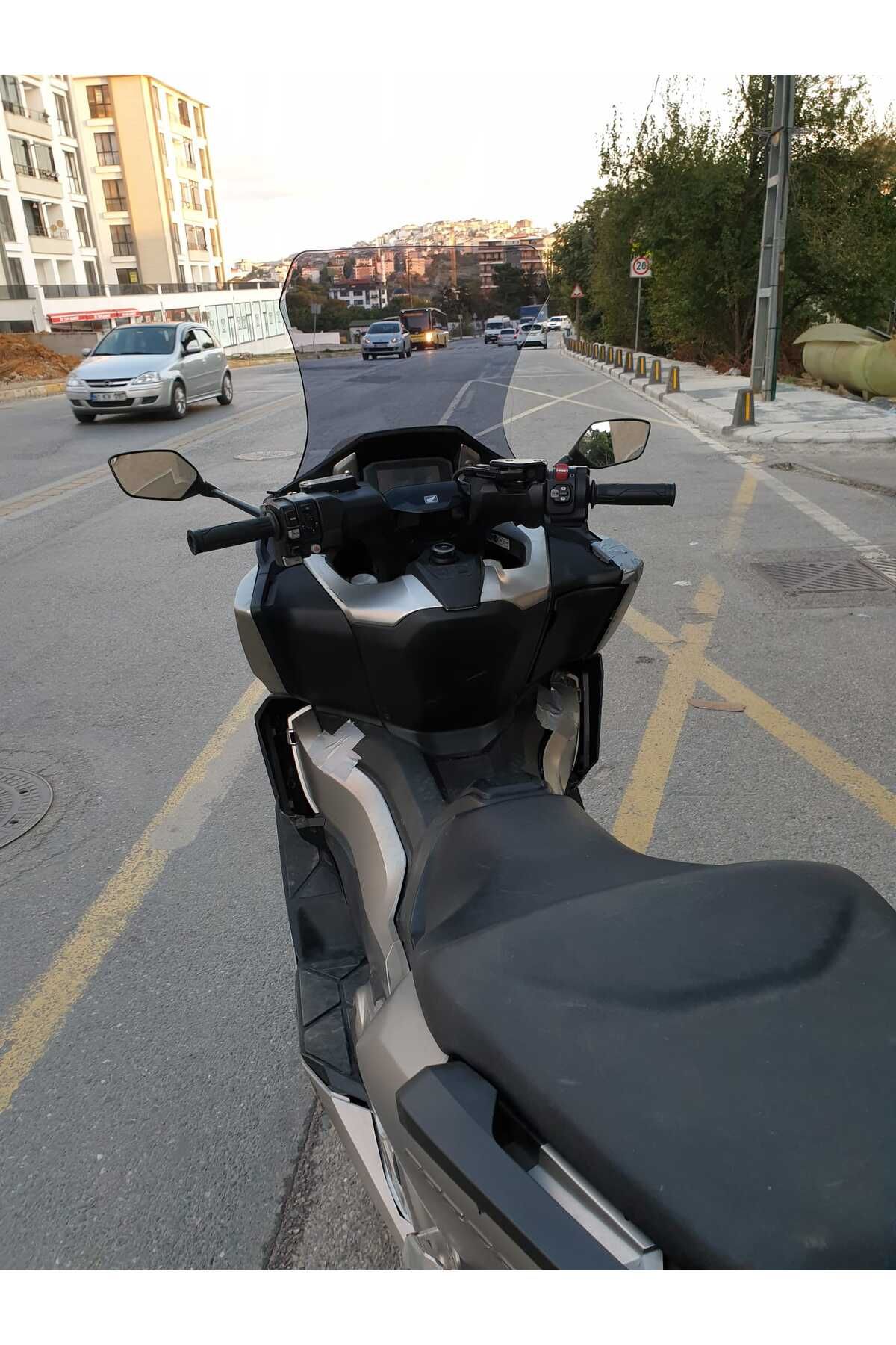 Honda Forza NSS 750 Siperlik Ön Cam 2021 2023 Model 60cm Füme Renkli 4mm