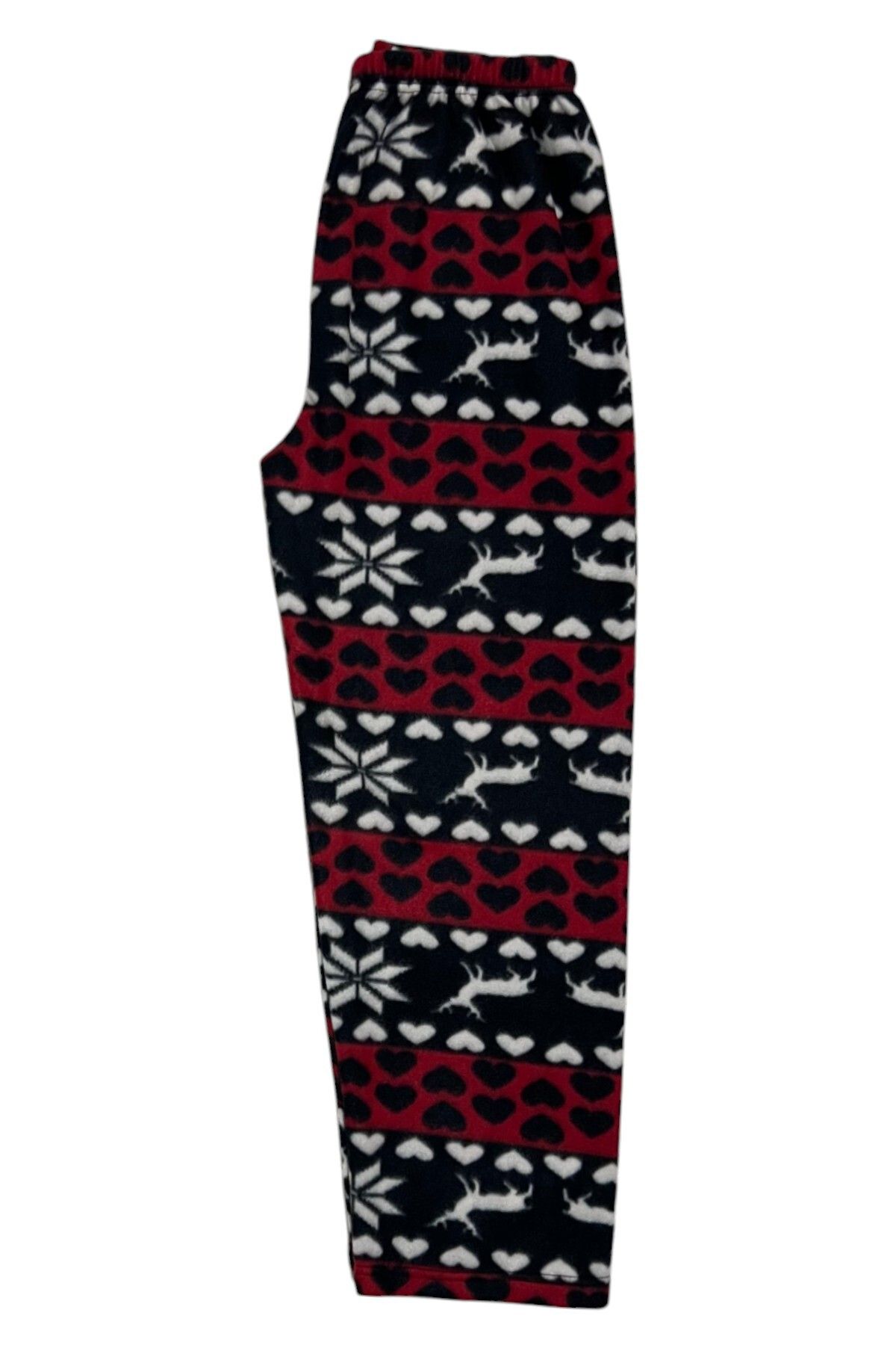 SİERNA Kadın Polar Pijama Altı Beli Lastikli Kışlık srn-004125