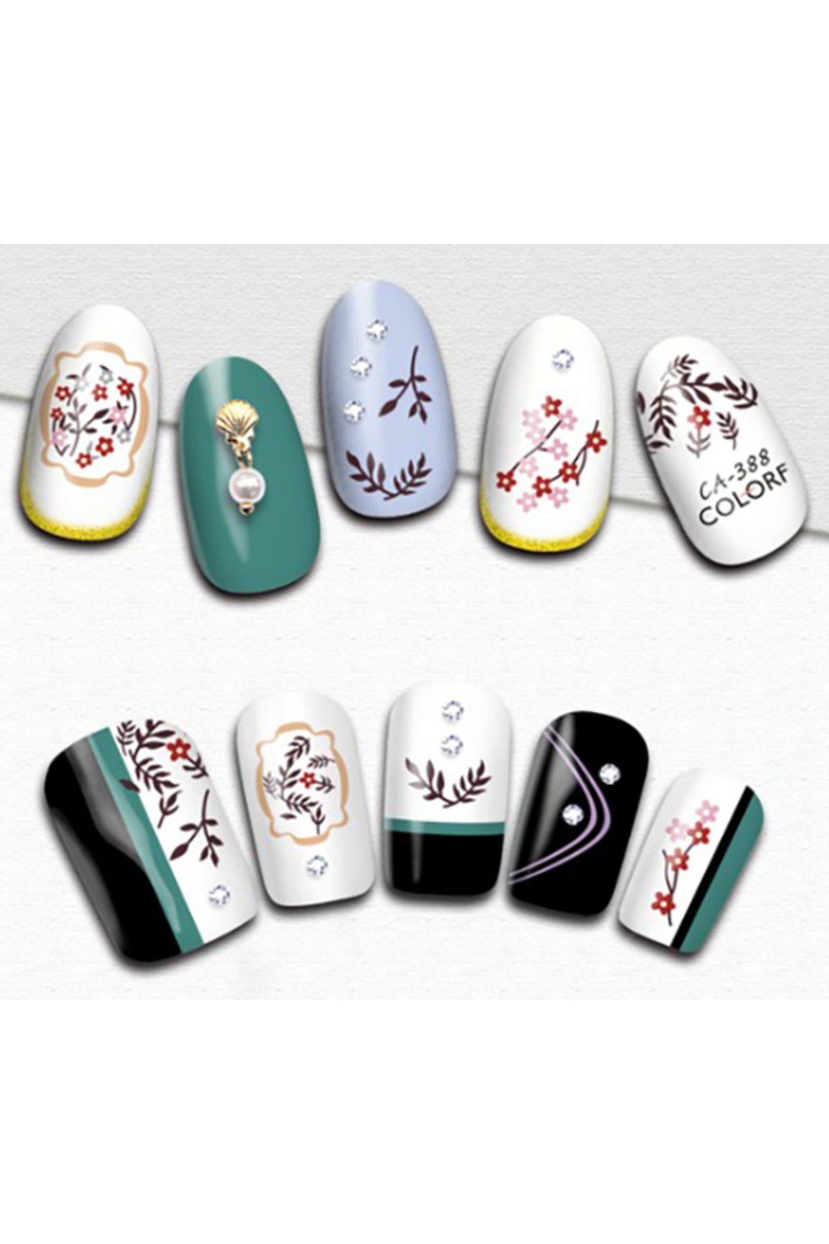 استیکر ناخن colorf