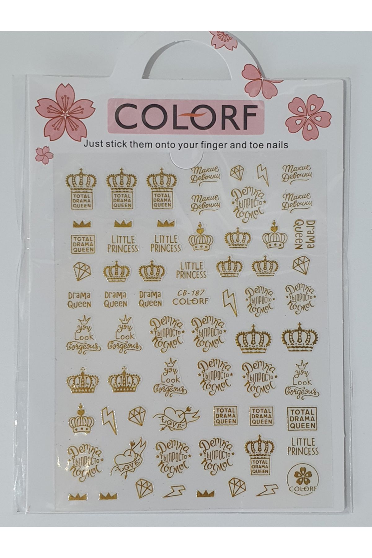 استیکر ناخن aba nails
