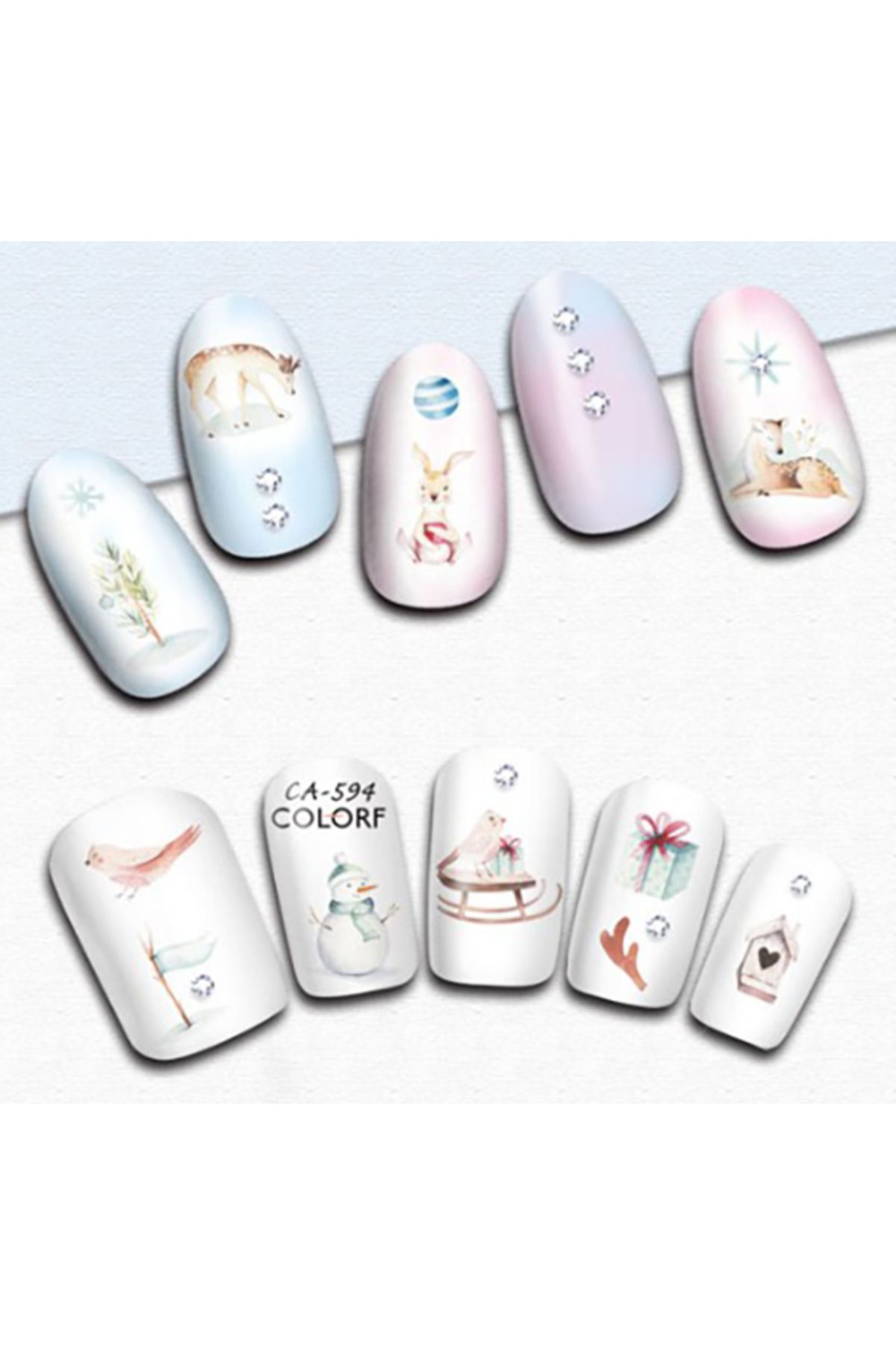 استیکر ناخن colorf