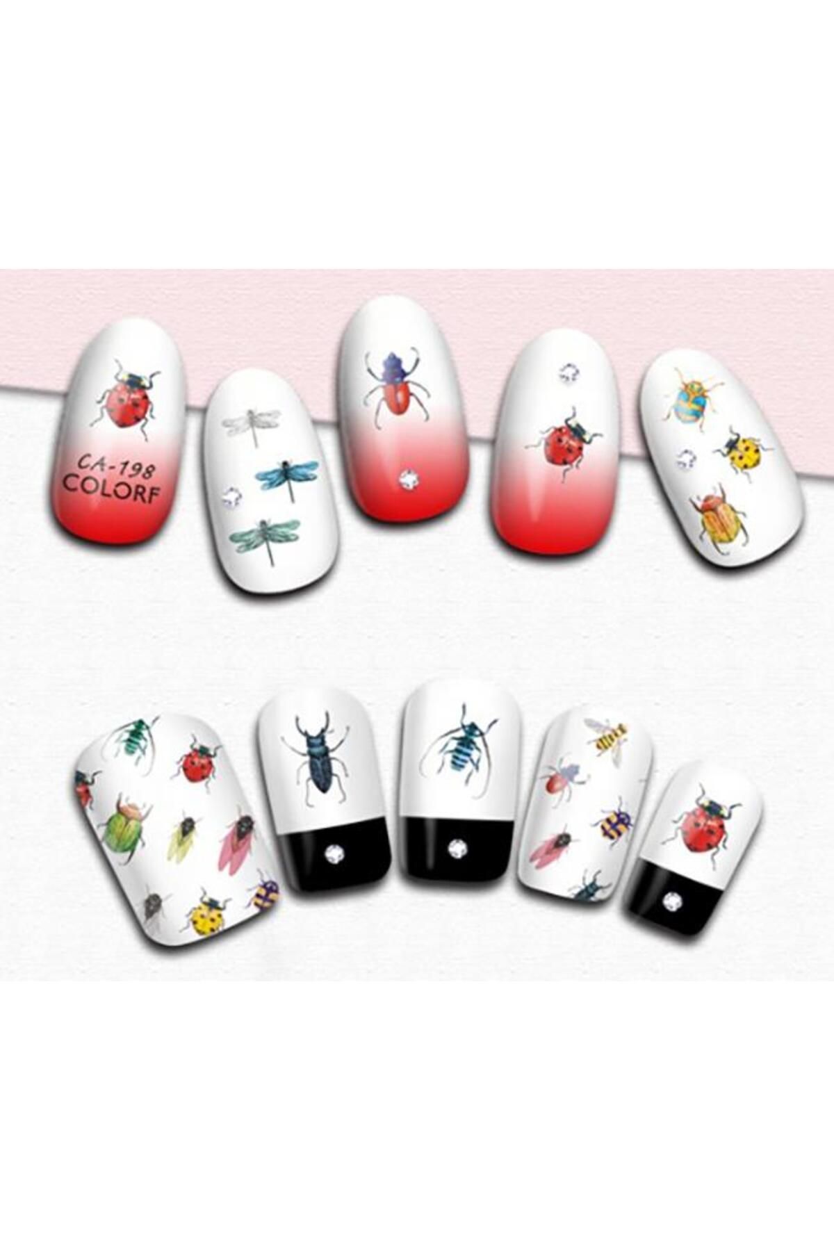 استیکر ناخن aba nails