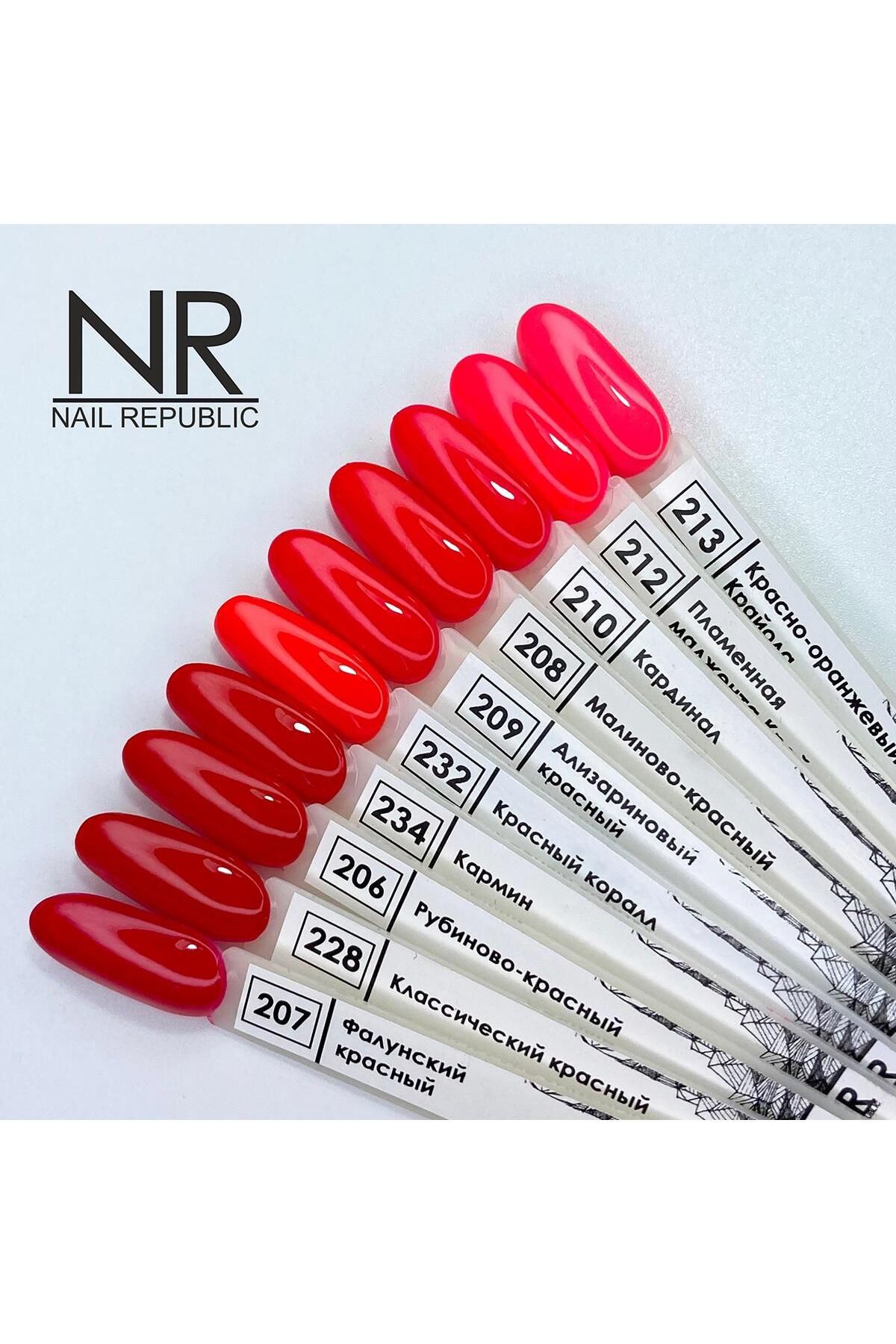 لاک ناخن دائمی 10ml 208 Nail Republic