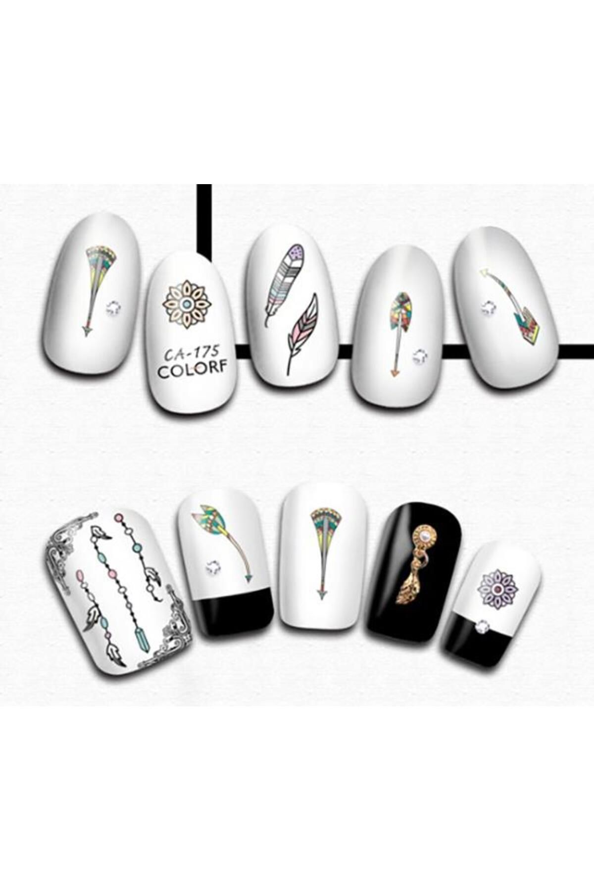 استیکر ناخن aba nails