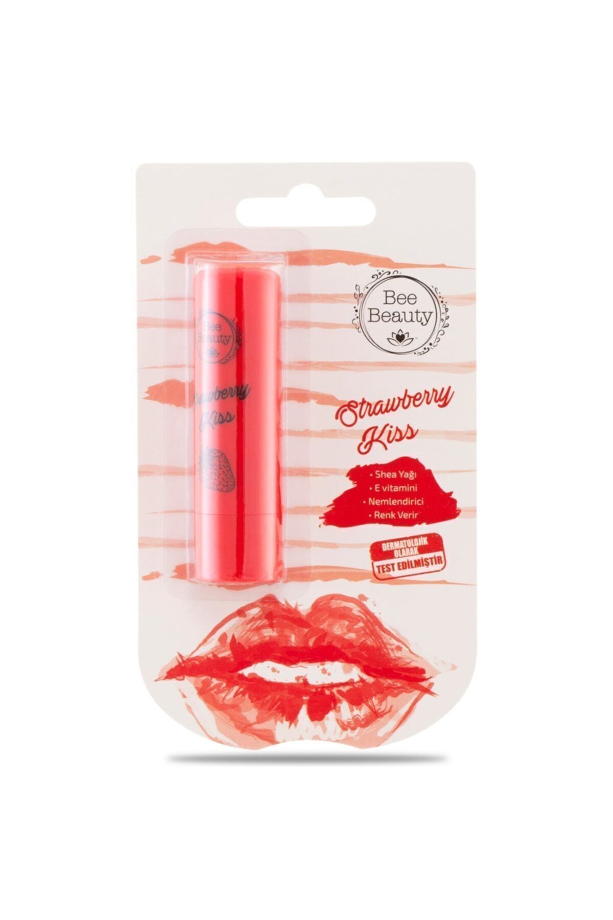 Bee Beauty-Lip Balm Strawberry Kiss 1