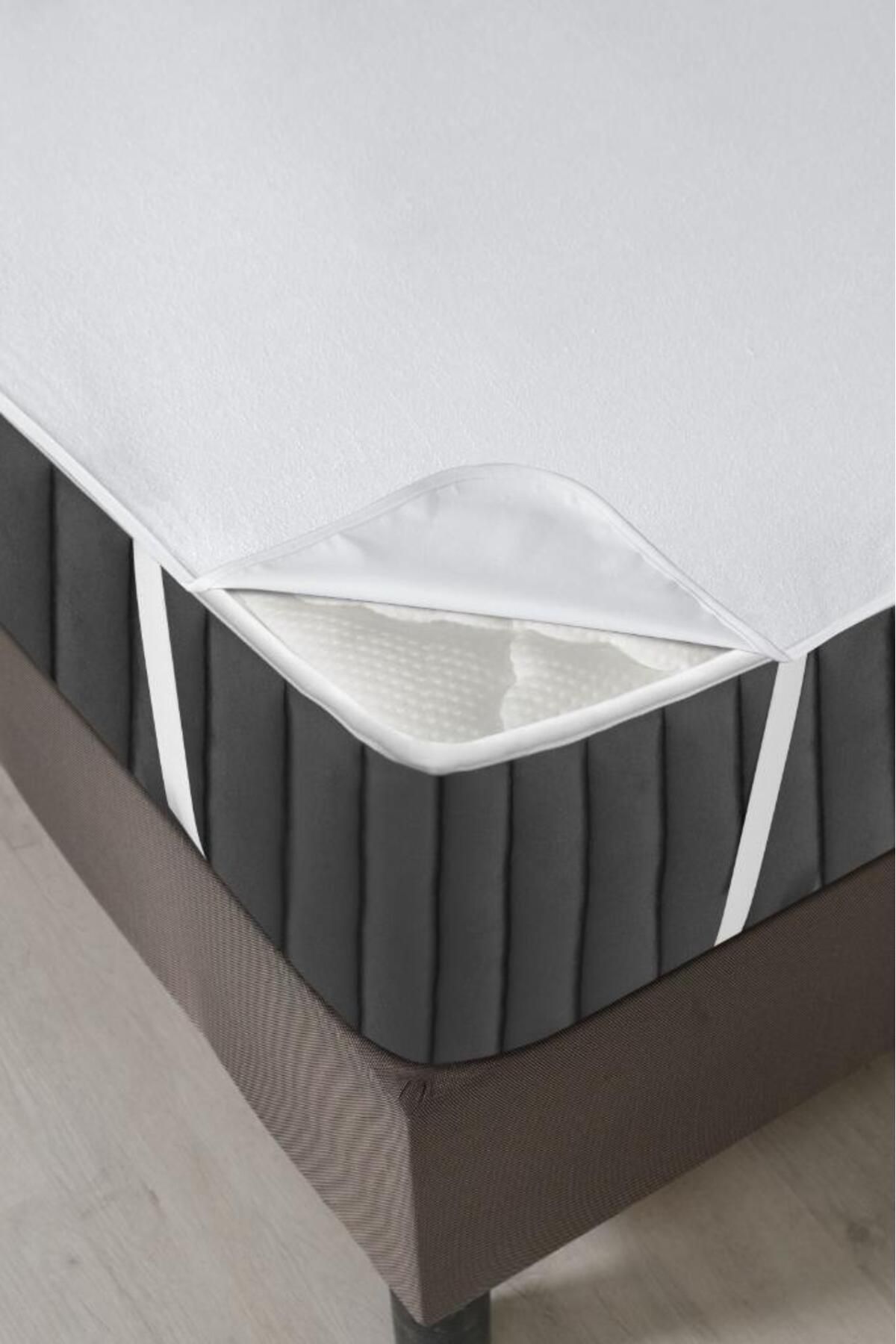BEŞMİNARE Alez Micro Dört Köşe Lastik Yatak Koruyucu 160*200 cm