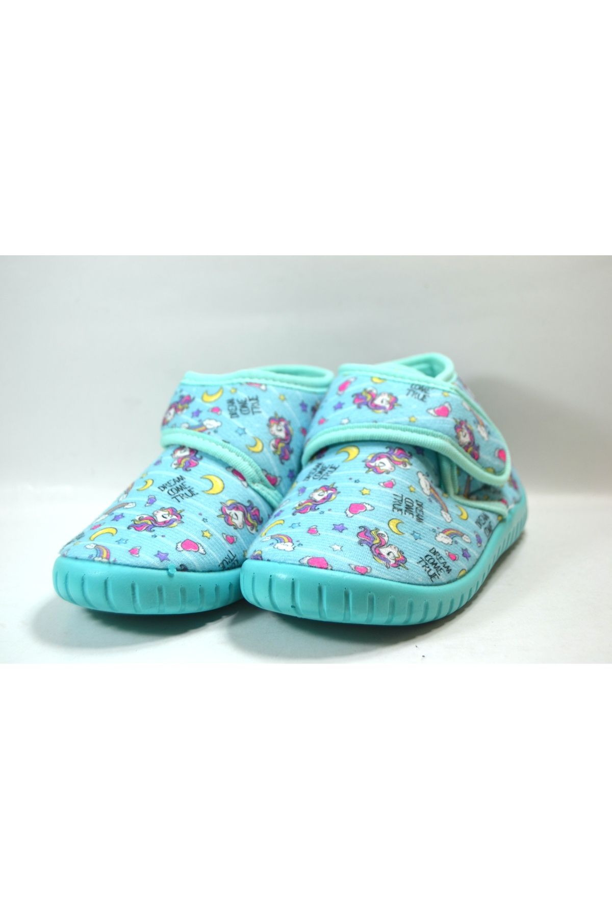 Onlo Ayakkabı-Onlo Shoes Cl.S99 Velcro Children's Nursery Slippers Home Shoes 1