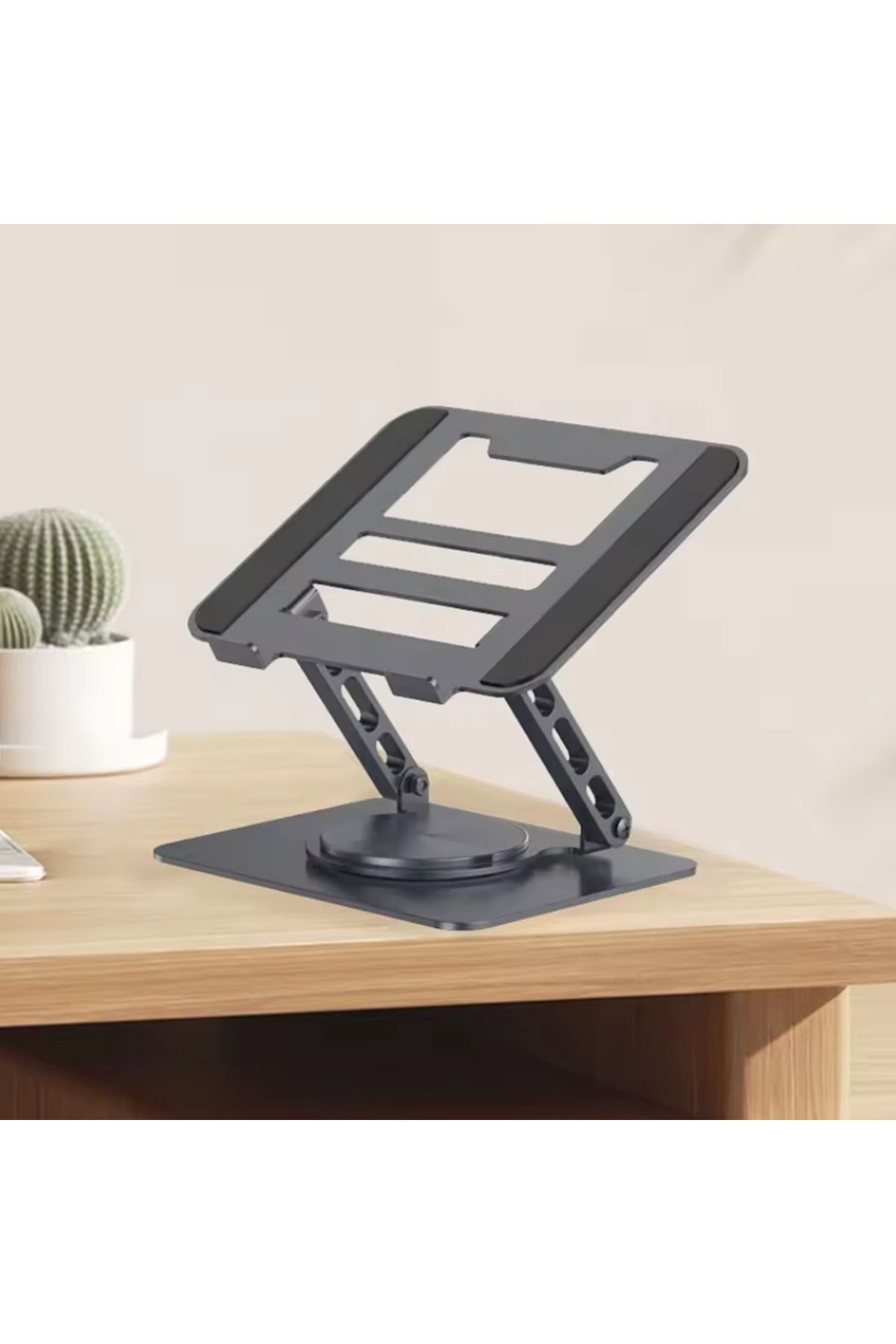 Reidan 360'Dönen Çelik Laptop Dizüstü Bilgisayar Standı Ve Tablet Standı Ayaklık Katlanabilir Ergonomik