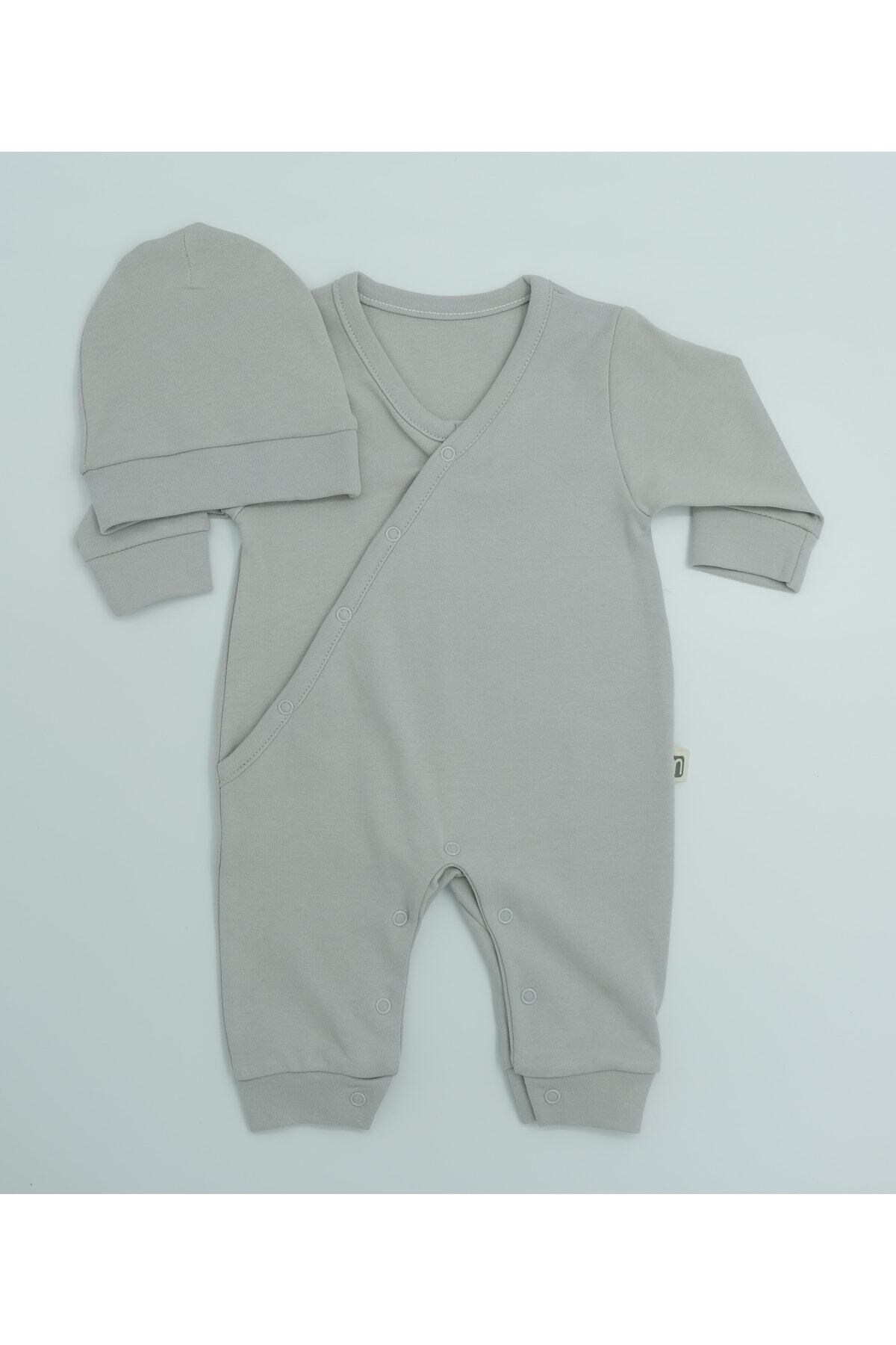 Long Sleeve Snap Fastener Wrap Kimono Jumpsuit