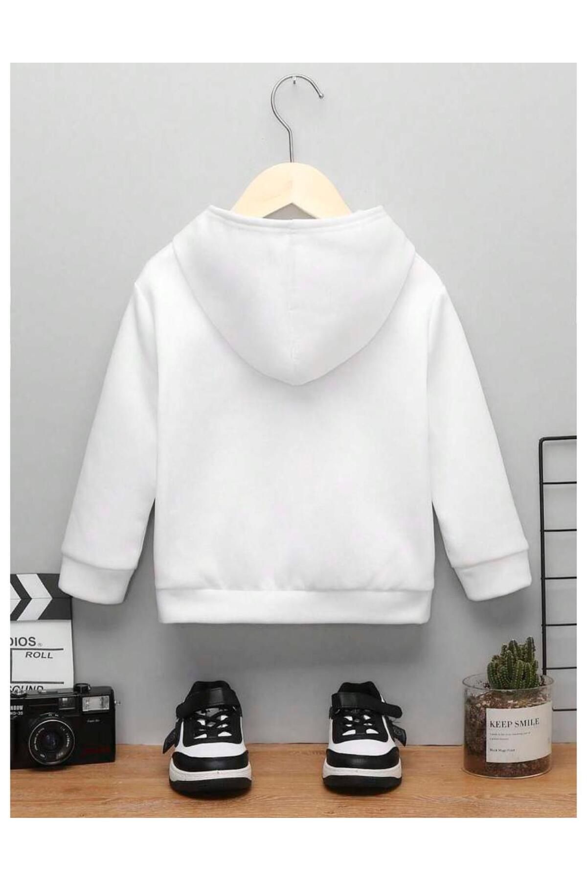 Massgai-Children's Kuromi Character Printed Custom Cotton Hooded Sweatshirt 2