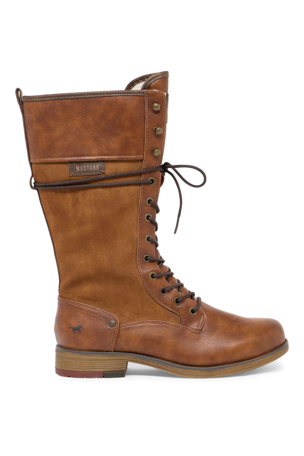 Mustang-Stiefel - Blockabsatz, elegant, gefüttert, Profilsohle 3