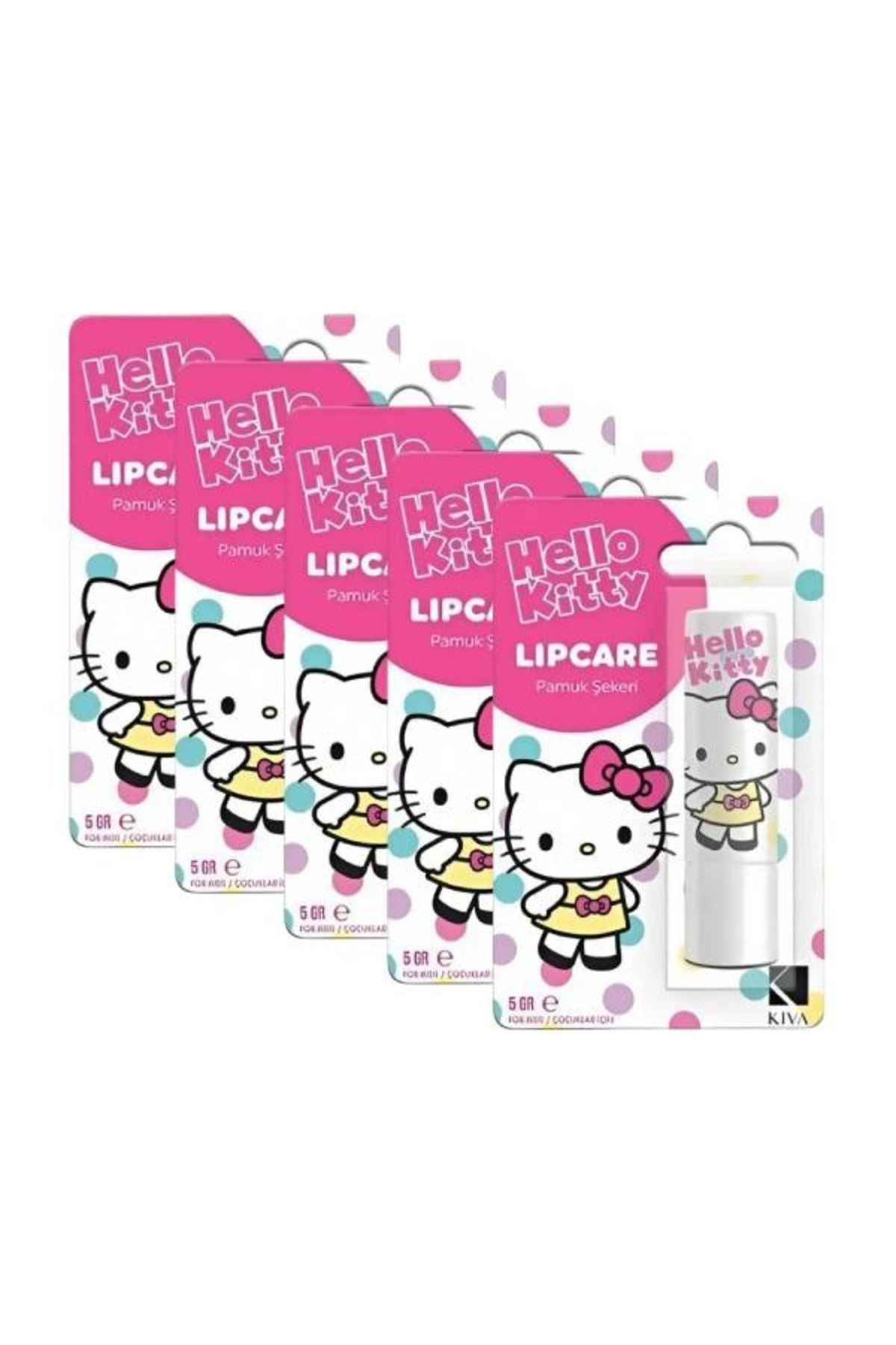 Hello Kitty-Lipcare 5 Gr Lip Protector Cotton Candy - 5 Pieces 1
