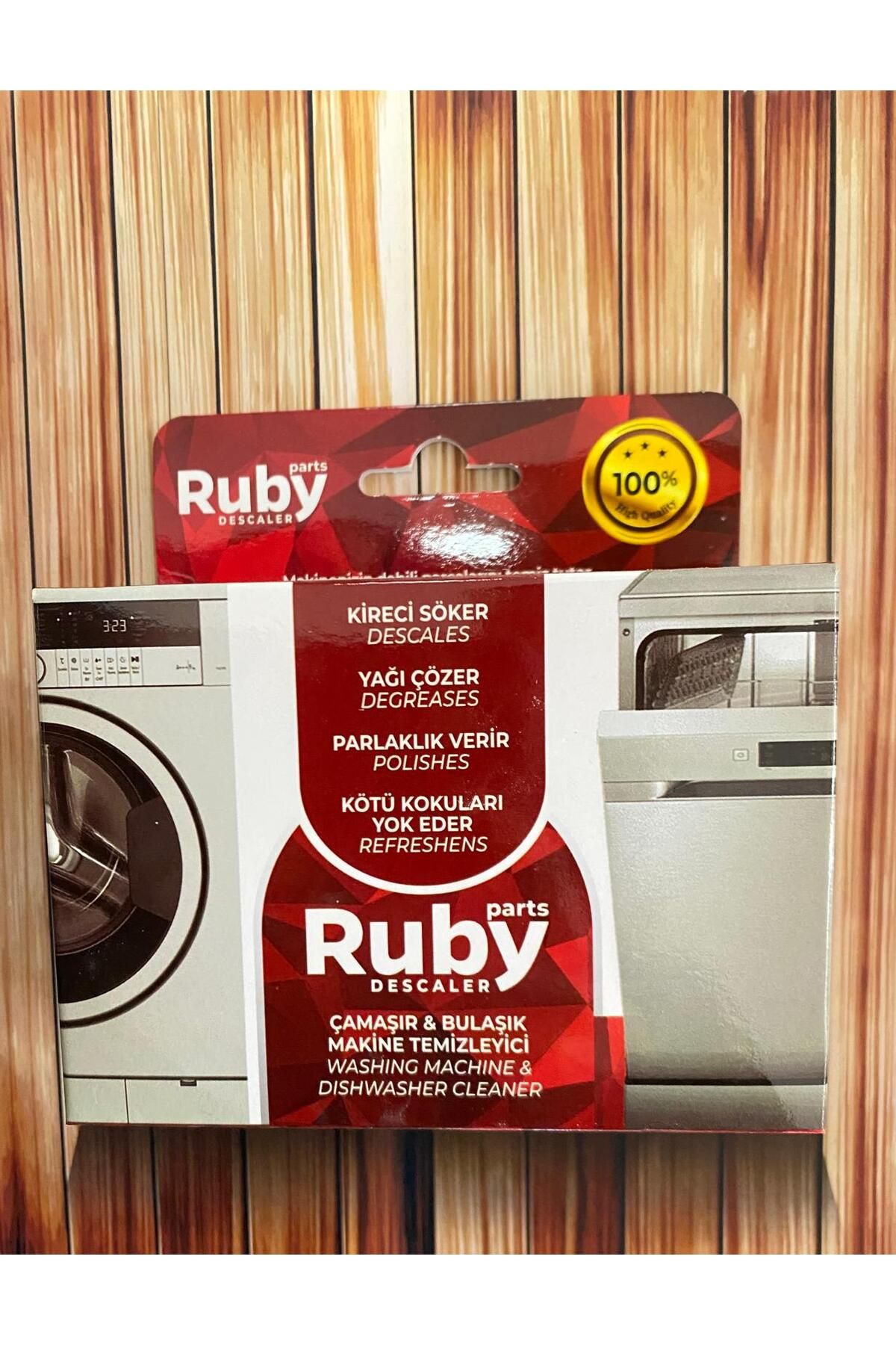 Ruby Çamaşır ve Bulaşık Makinası Temizleyici 5 Paket