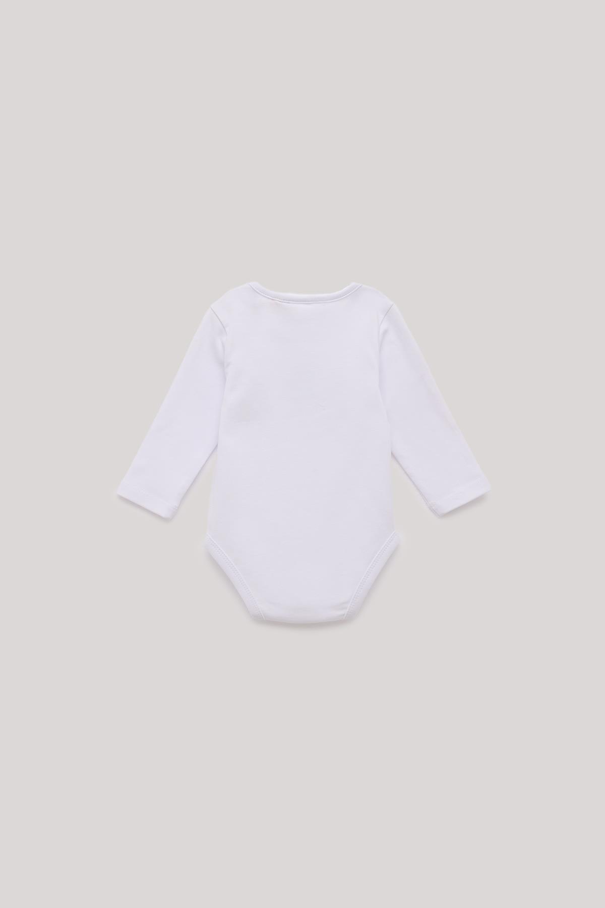 Layette BG Store Erkek Bebek Beyaz Body fotoğrafı 2 (önizleme)