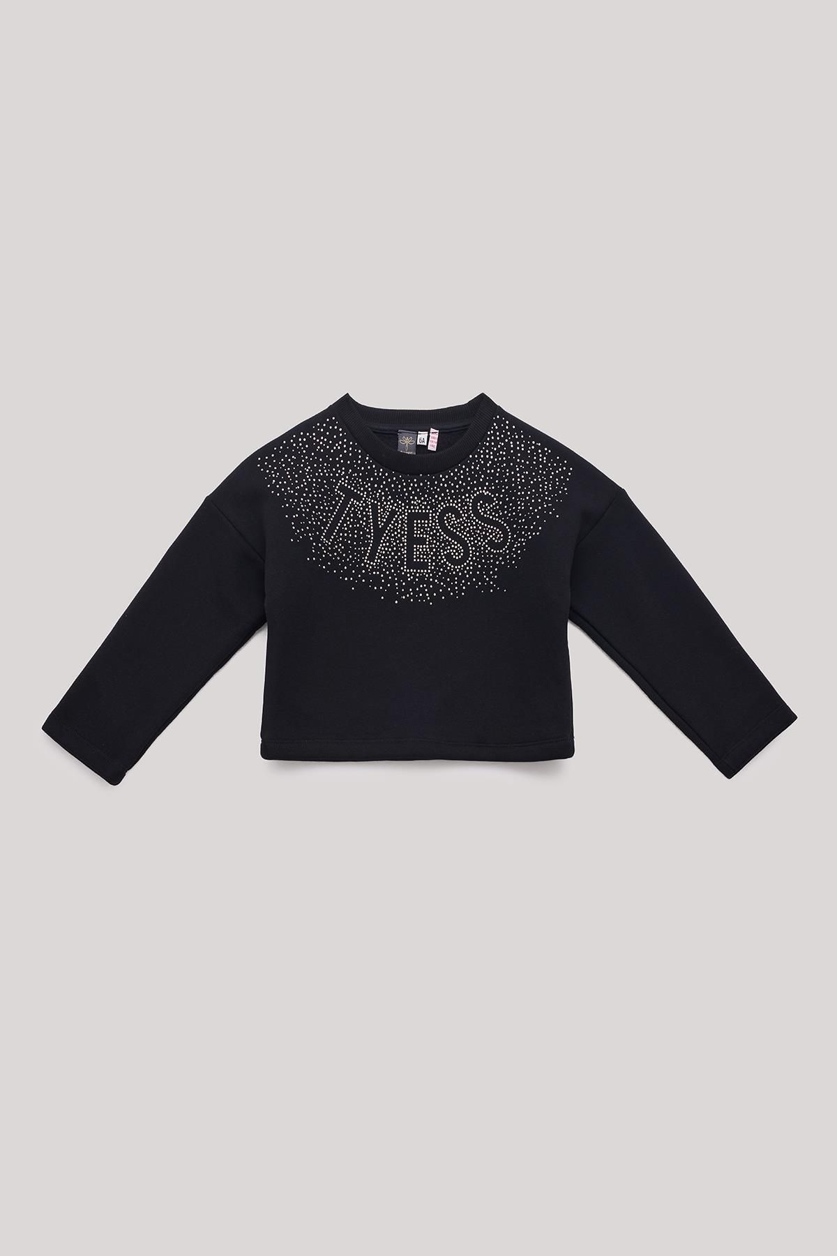 Tyess-Bg Store Girls' Black Sweatshirt 5