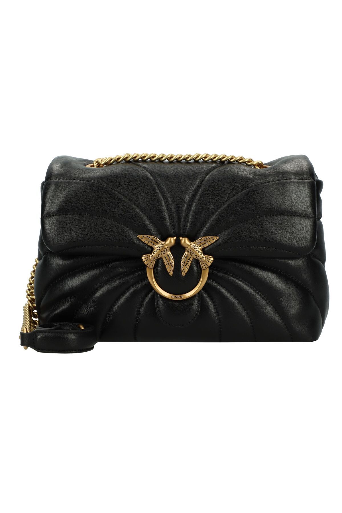 PİNKO Love Puff Schultertasche Leder 30 cm
