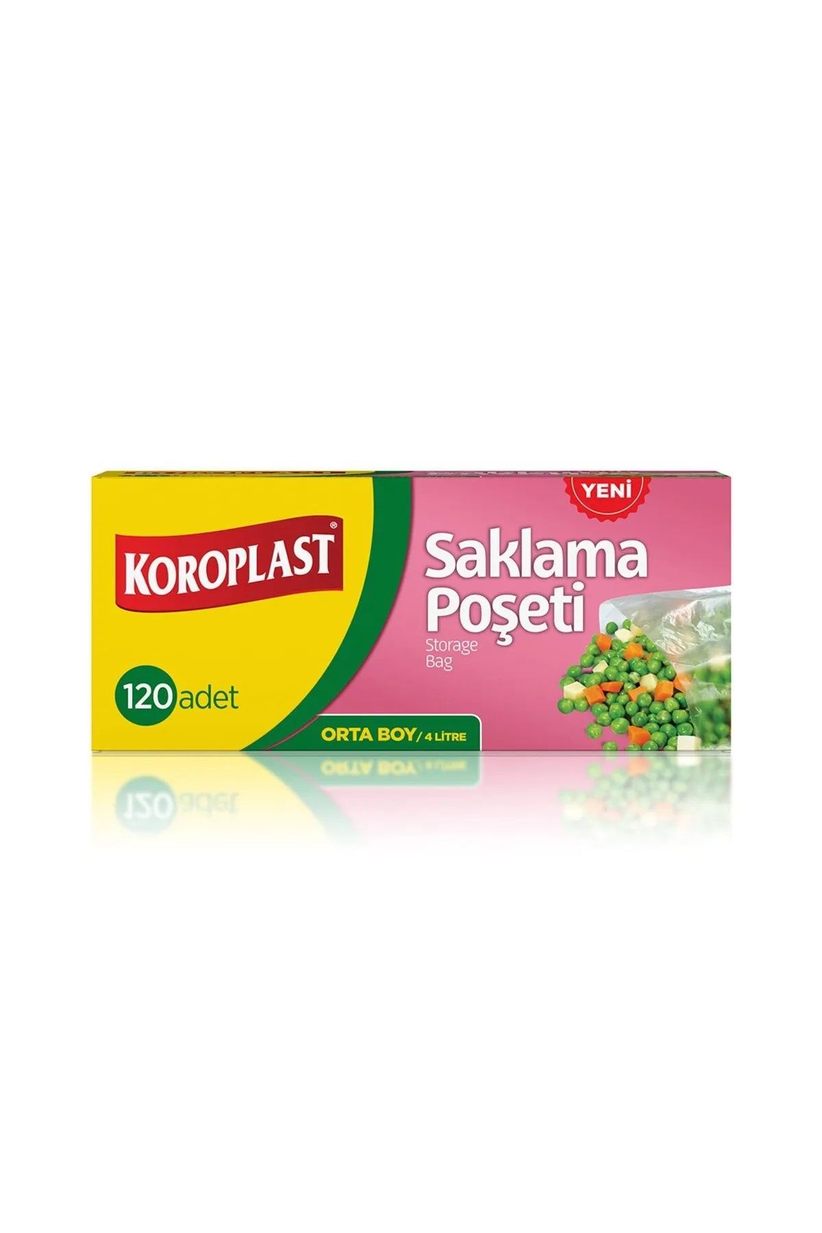 Koroplast Saklama Poşeti (EKO Buzdolabı Poşeti) Orta Boy 120'li