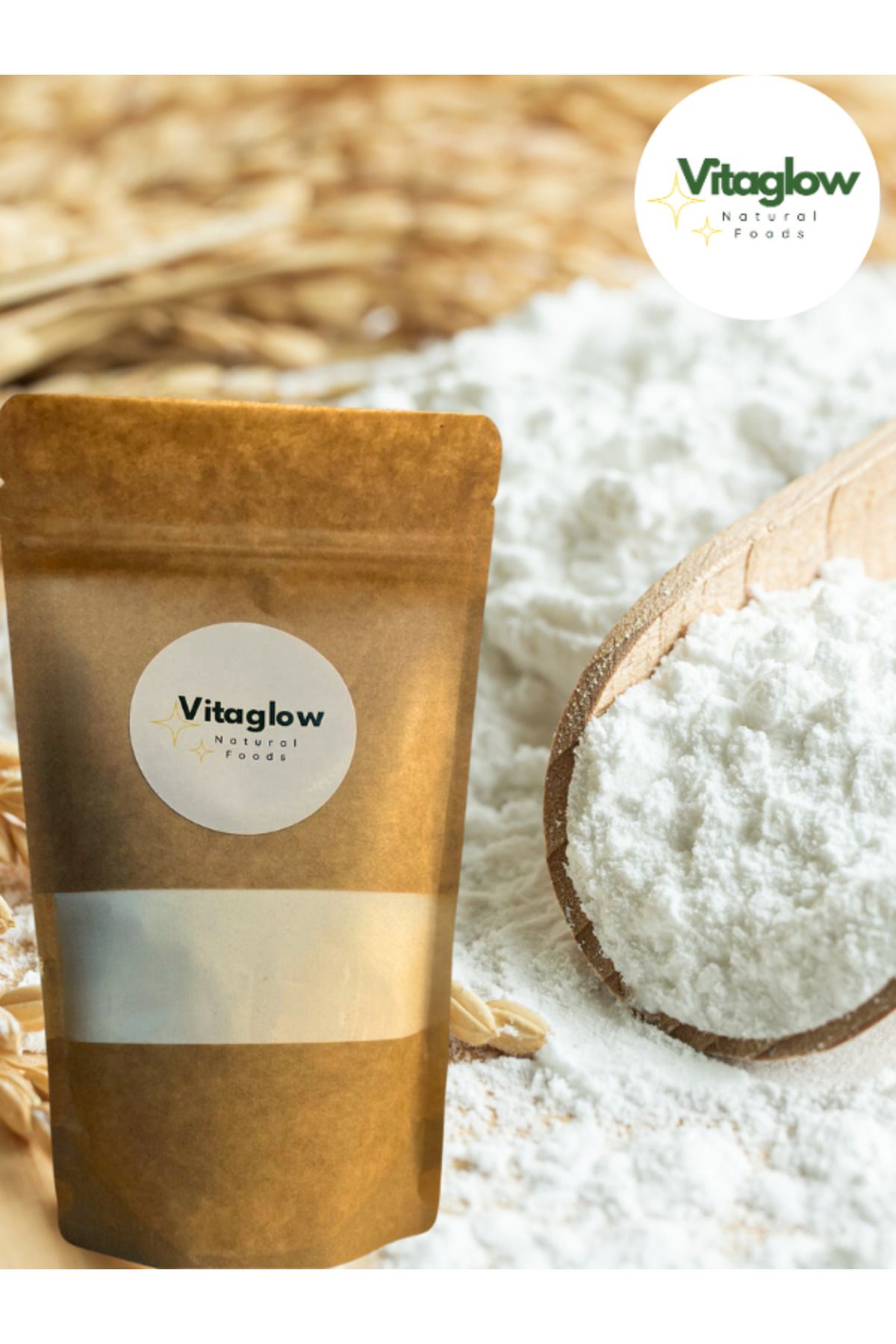 Vitaglow Pirinç Unu ( 300 Gr) Organic Rice Flour