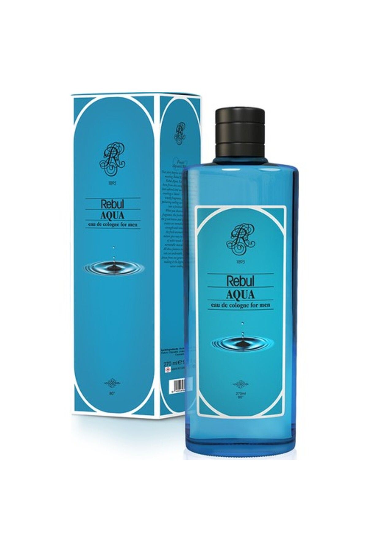 Rebul Aqua 270 ml Kolonya,aqua