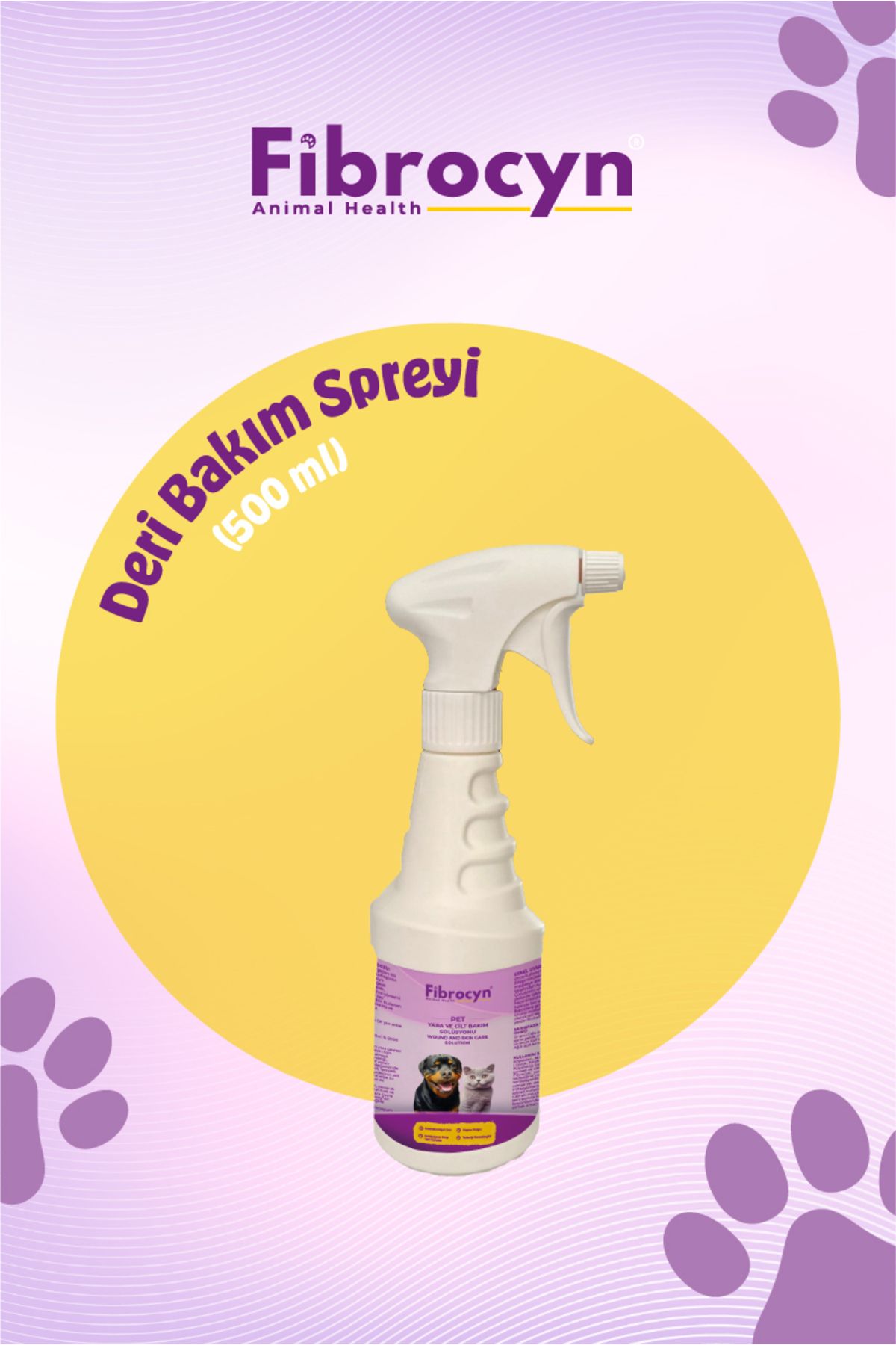 FİBROCYN ANİMAL HEALTH DERİ BAKIM SPREYİ 500 ML