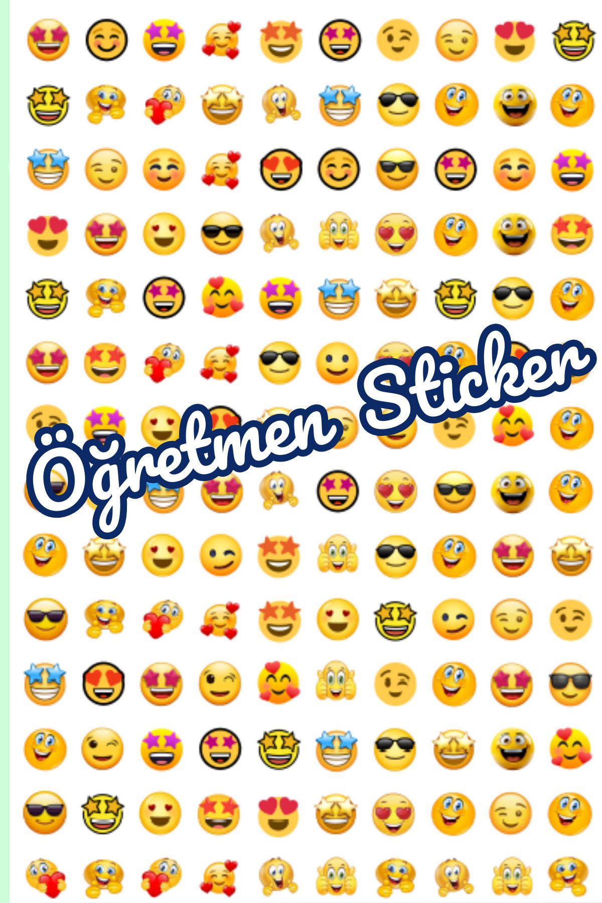 Al Yapıştır-Product Name: Teacher Sticker Motivational Emoji Sticker 308 Pieces 5