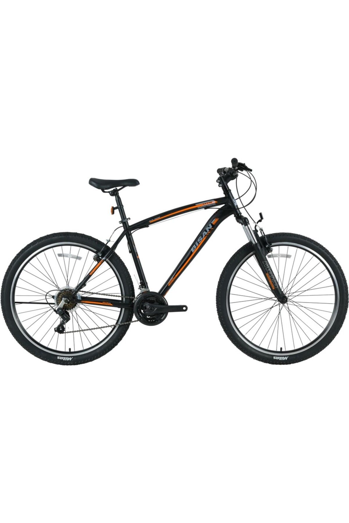 Bisan BİSAN MTS 4600 SİYAH TURUNCU DAĞ BİSİKLETİ 26 JANT 18-46 CM KADRO 3X7 VİTES BLC