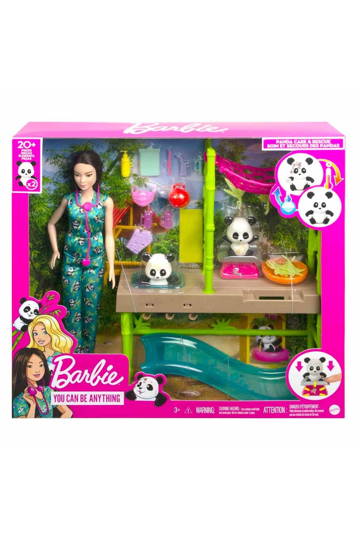 NECO TOYS bar bie Yavru Panda Bakımı Oyun Seti HKT77