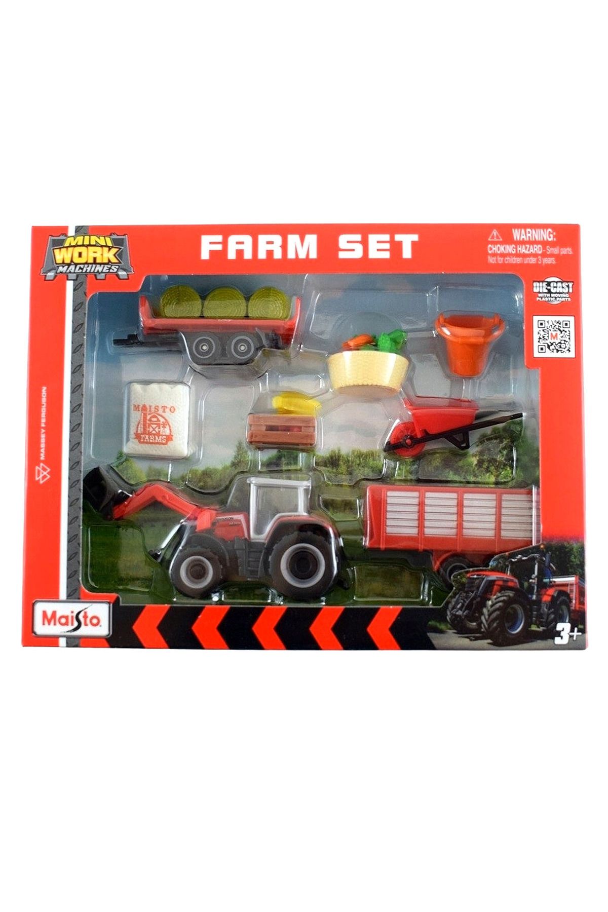 Maisto Çiftlik Seti Küçük - Massey Ferguson