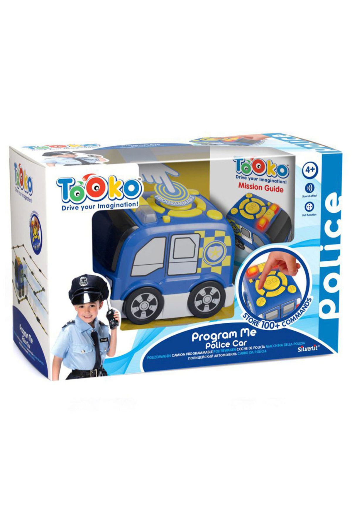 Silverlit-Tooko Programmable Police Vehicle Game Set 5