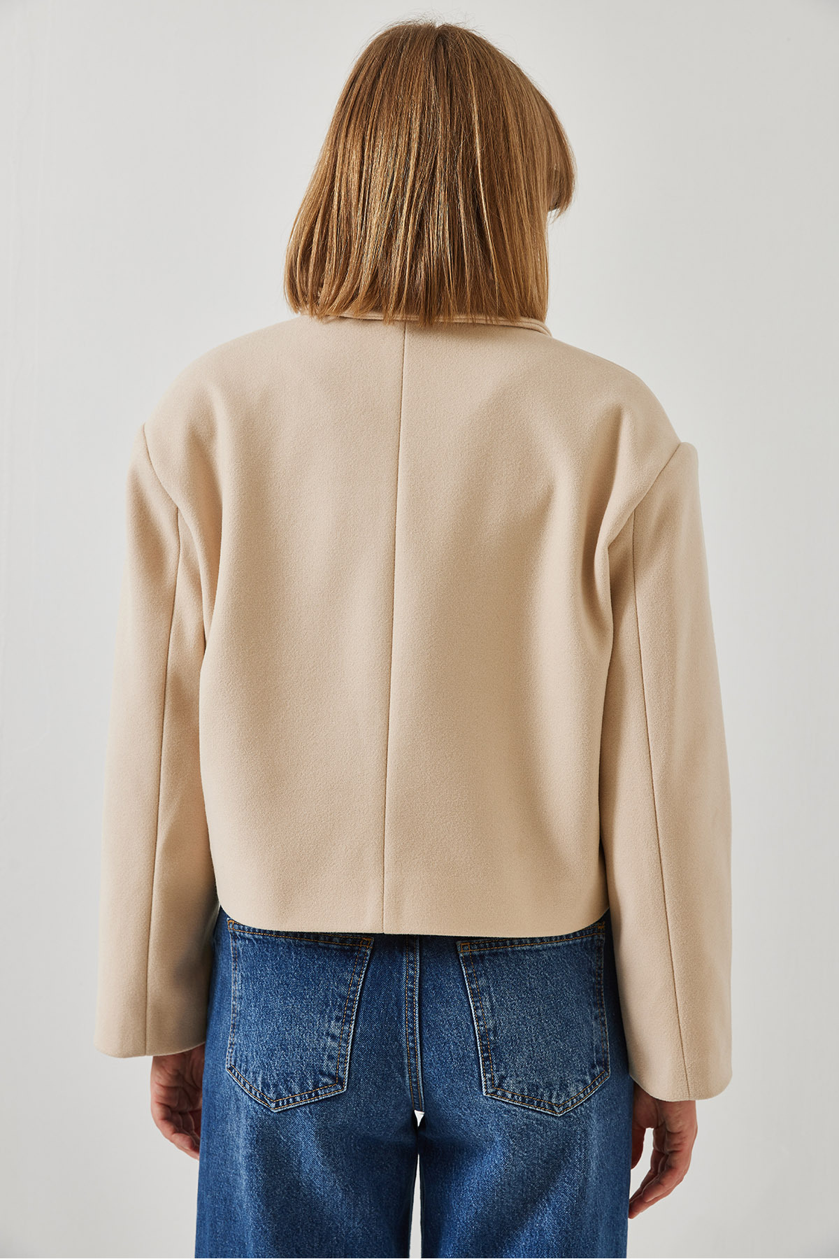 Bianco Lucci  Kadın Kısa Crop Ceket 2624 60261013 - Görsel 6