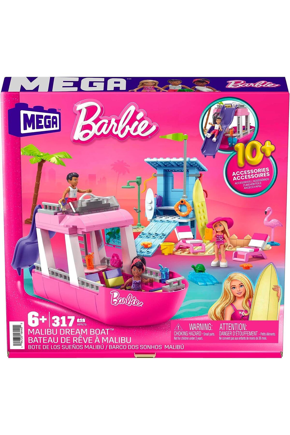 NECO TOYS MEGA bar bie Malibu Rüya Teknesi HPN79