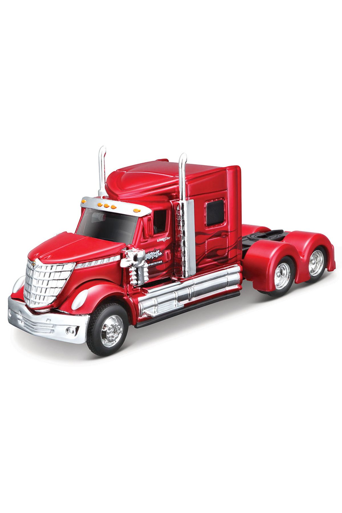 Maisto Custom Rigs 1:64 Model Tır Kırmızı 14cm