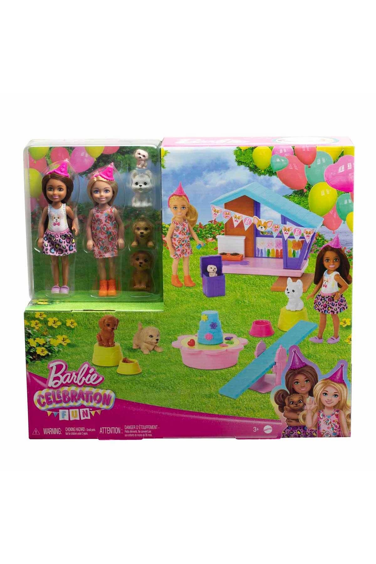 NECO TOYS bar bie Chelsea Köpekçiğin Doğum Günü Oyun Seti