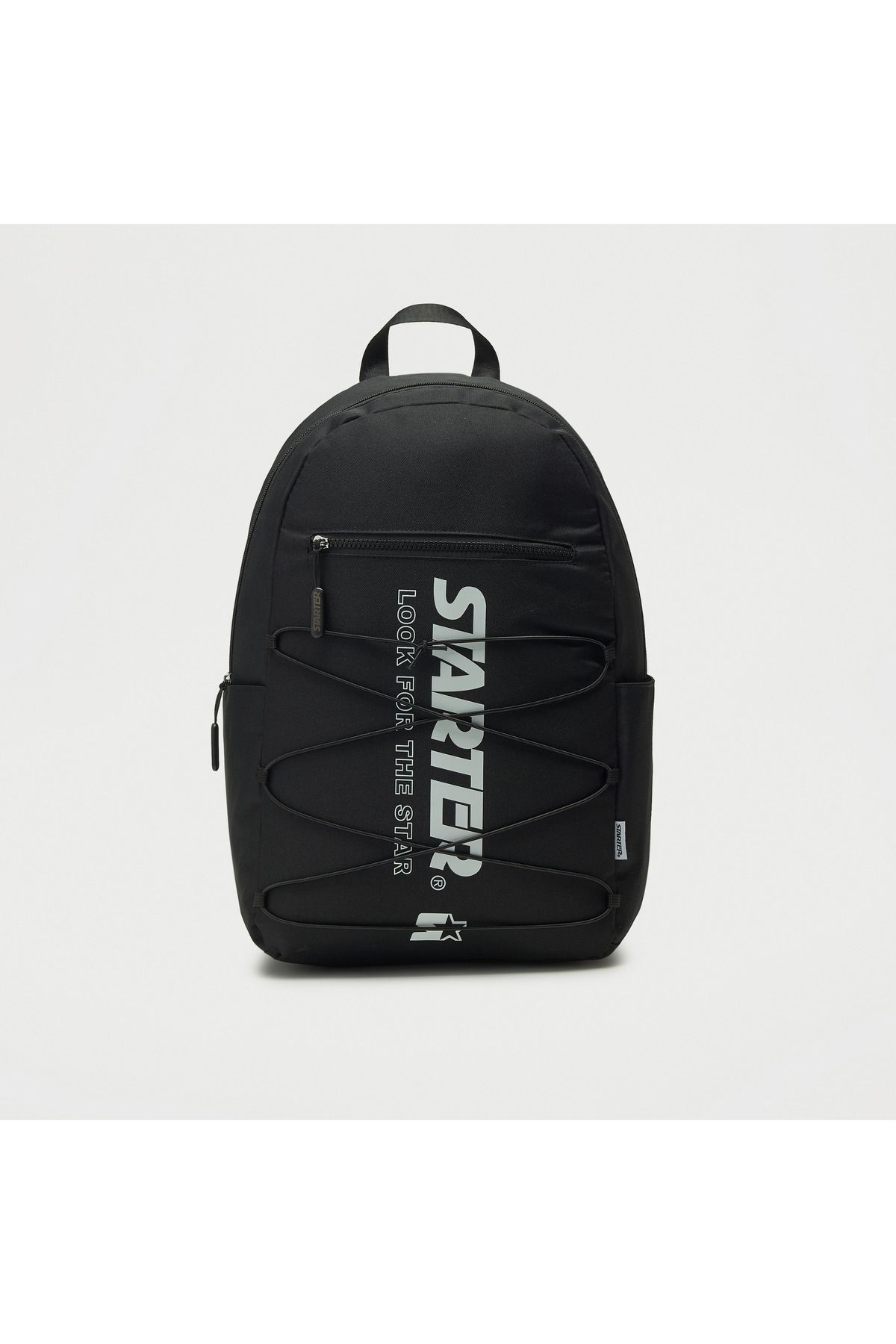 Starter-Logo Print Backpack with Adjustable Straps and Zip Closure 1