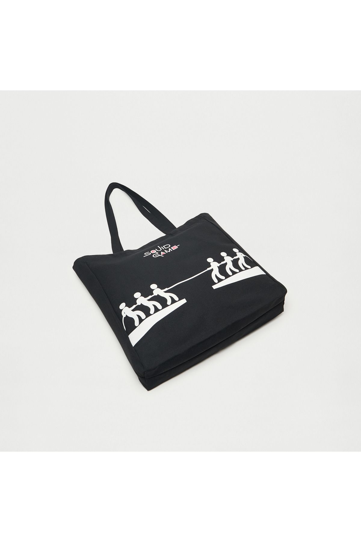 SP Characters-Squid Game Print Shopper Bag with Double Handle 3