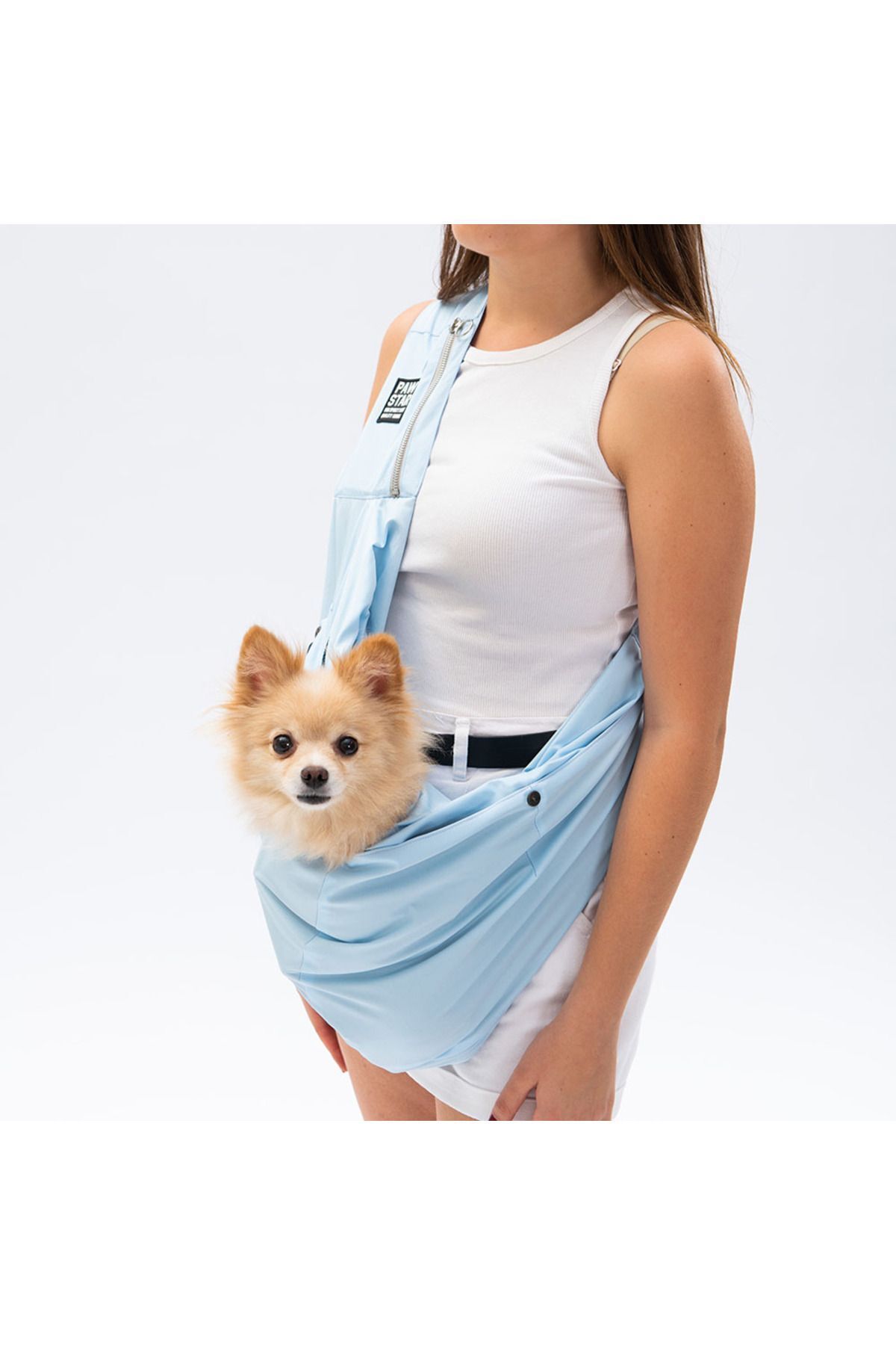 Pawstar-Baby Blue Crossbody Bag Cat Dog Carrier Bag 2