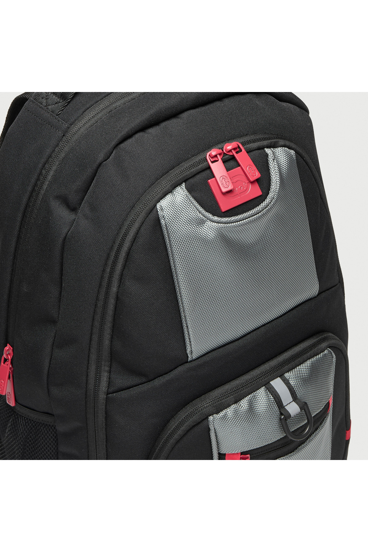 ECKO-Ecko Unltd Panel Detail Backpack with Adjustable Straps and Zip Closure 4