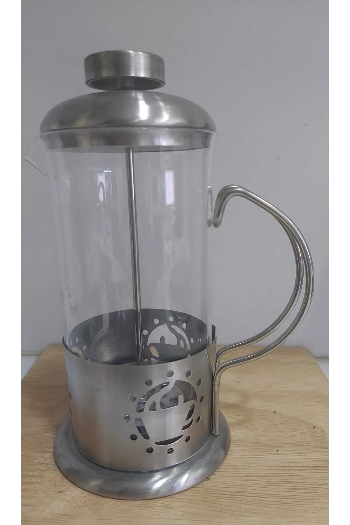 esdekor TSV BMBM Ev Mutfak Ürünü Eşyası Chetto French Press 350ml Ev Gereci Ø8.5x17.5 cm