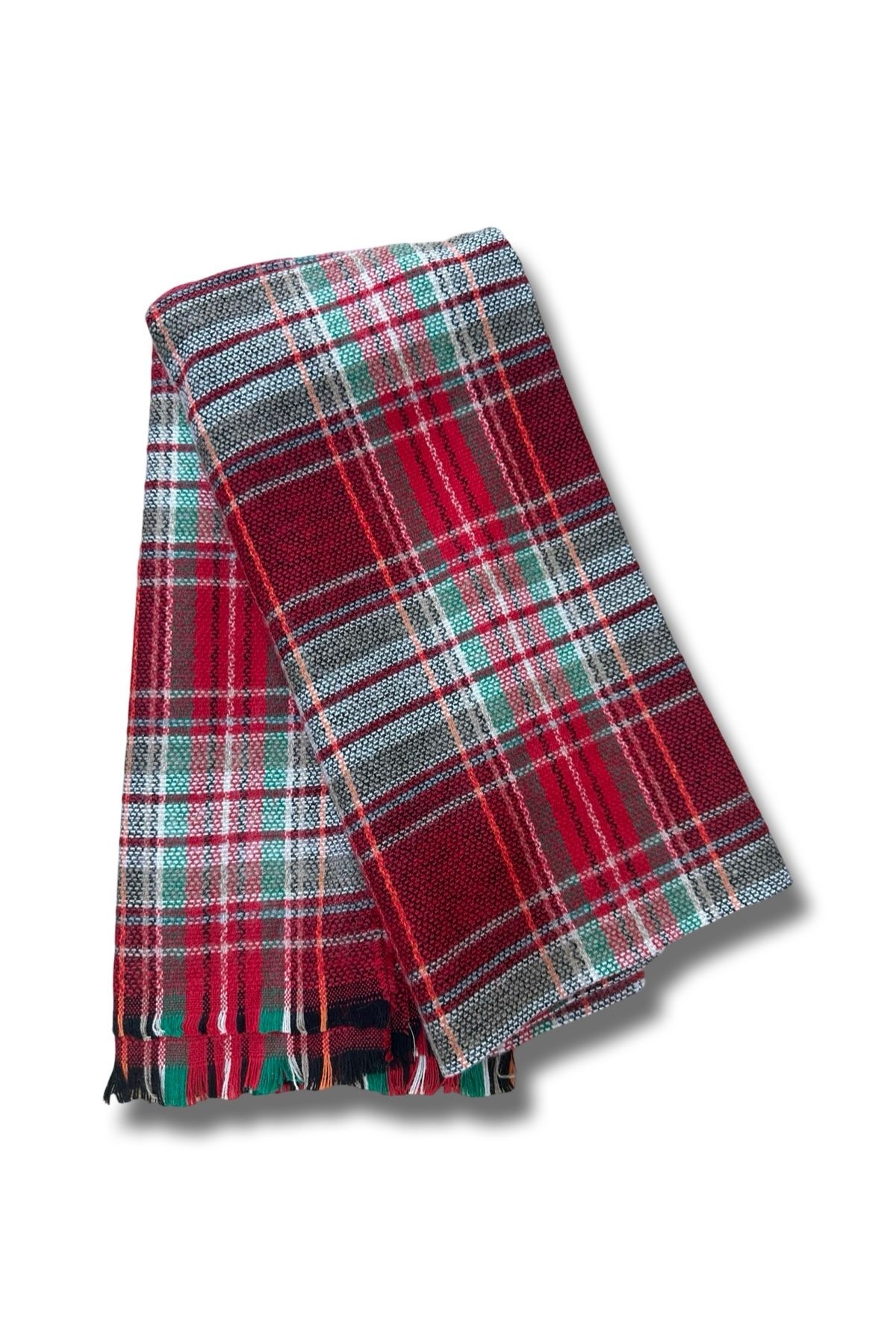 bnbutikk-Women's Scottish Patterned Scarf Shawl 1