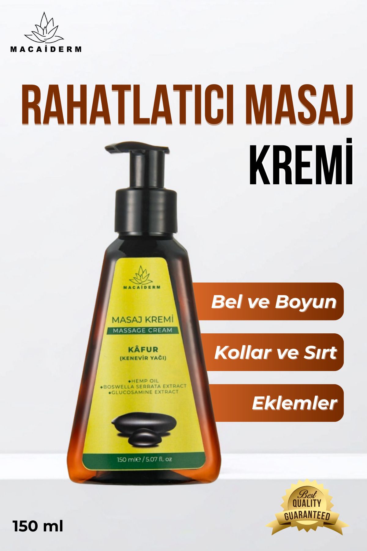 Macaiderm Rahatlatıcı Masaj Kremi 150 ml