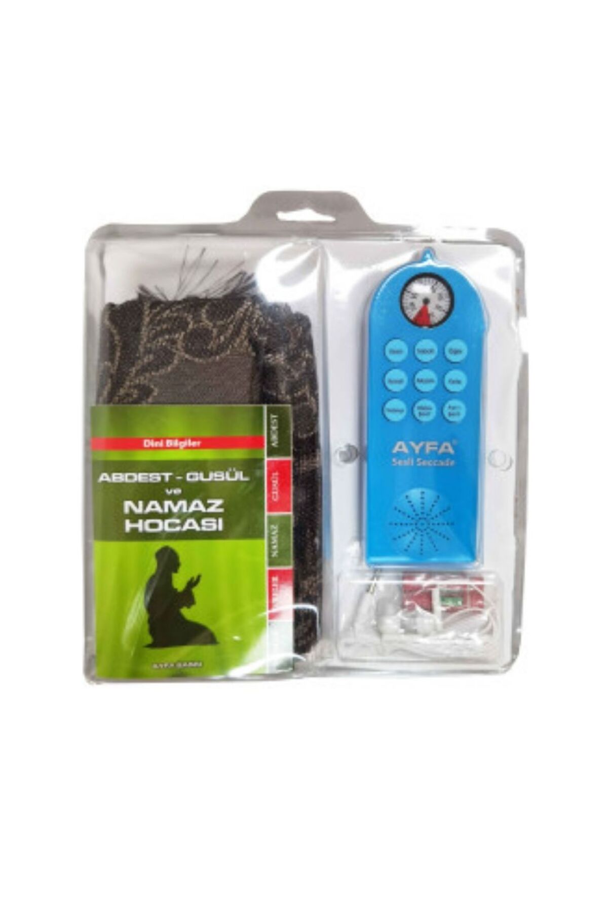Ayfa Basın Yayın Eğitici Namaz Seti Sesli Seccade Mavi - Esma ül Hüsna Ve Ali Haydar Elifba Hediyeli fotoğrafı 2 (önizleme)