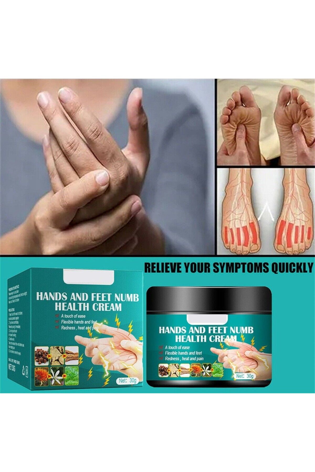 Choice-2024 New Numbness Creams For Hands And Feet Nerve Pain Relief Cream Neuropathy Pain Relief 3