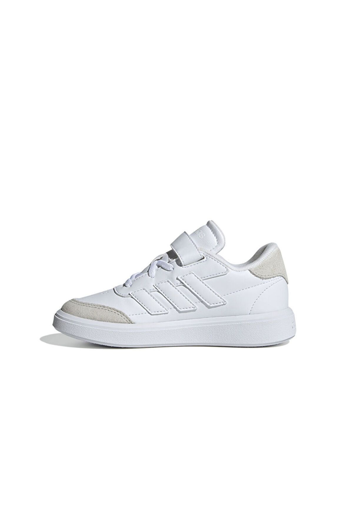 adidas-Courtblock El C - Kids White Casual Shoes Id6507 2